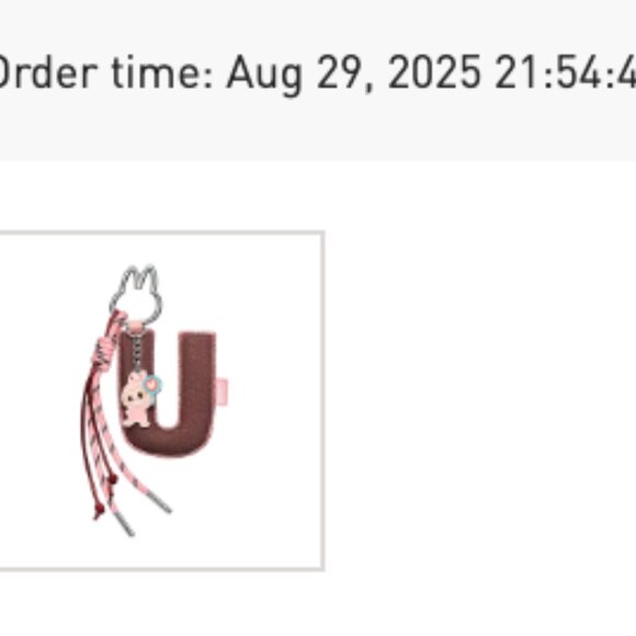 POPMART Pin For Love Series Letter "U" - Picture 2 of 4